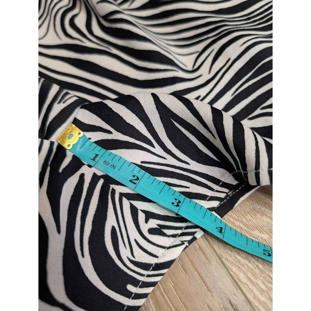 City Chic Zebra Playsuit Romper Women's Plus Size 16 0XL Animal Print Pockets - Picture 11 of 14